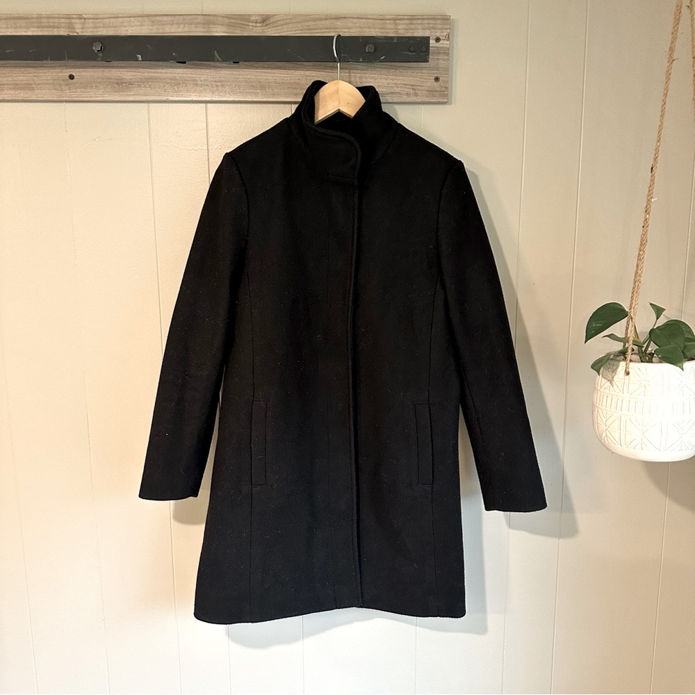 Old navy black winter dress coat